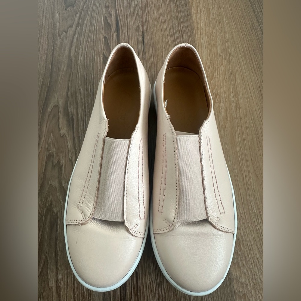 Garnet Hill Pink Slip On Shoes